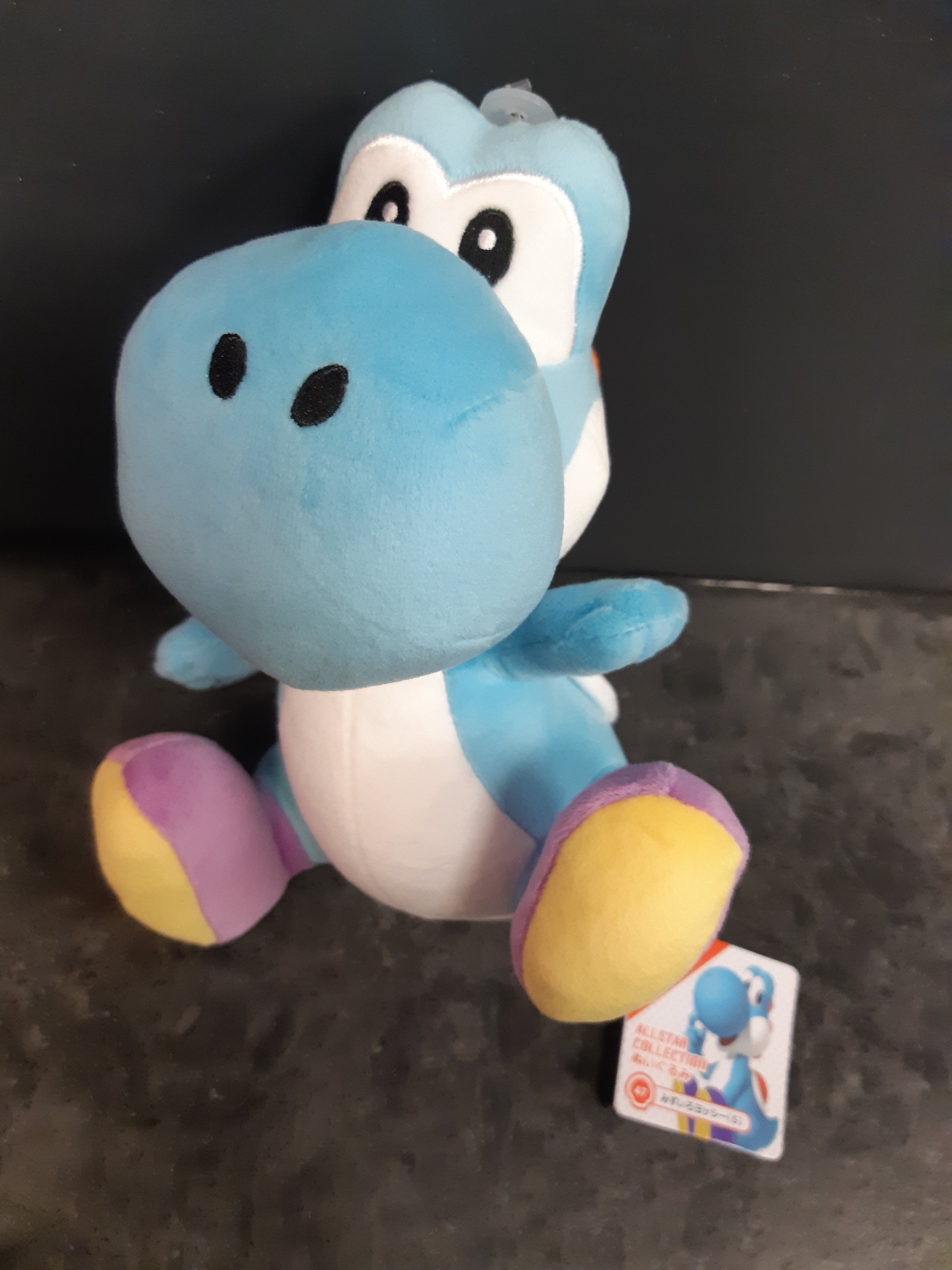 Light blue yoshi plush store